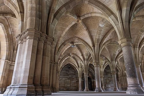 Old Cloisters Glasgow University-Scotland Art Print